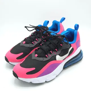 Photo of Nike Air Max 270 React GS Kids Size 7Y BQ0101 Black White Hyper Pink Vivid