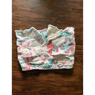 Photo of Cat and Jack girls xl tie dye denim shorts
