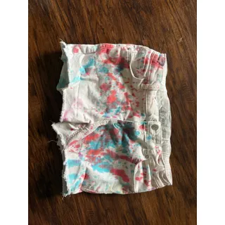 Photo of Cat and Jack girls xl tie dye denim shorts