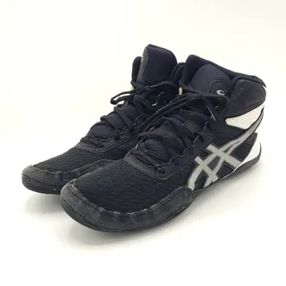 Photo of ASICS  Matflex 6 Wrestling men's size 9 Shoes Black white 