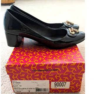 Photo of Women's Tory Burch Black Patent Leather Pumps