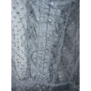 Photo of Torrid 3X Black Lace Bell Sleeve Sheer Gothic Blouse