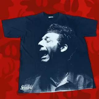 Photo of Vintage Seinfeld Kramer T-Shirt 1990s Era AOP Size Large