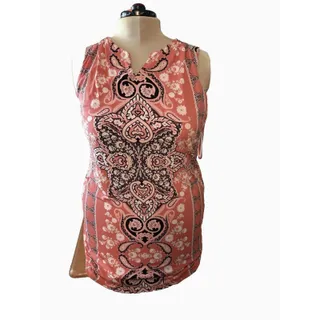 Photo of AUW women's dress size 10 fully lined sleeveless shift salmon pink EUC