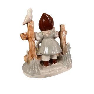 Photo of Vintage Artmark Porcelain Figurine- Mother Swan + Babies