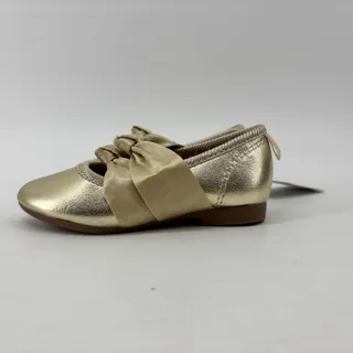 Photo of OshKosh B'gosh Size 4 Gold Ballet Flats Girls Baby Kidd Toddler