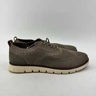 Photo of Speed Mate Men's Size 10 Sneakers Comfort Tan Lace Up Shoes
