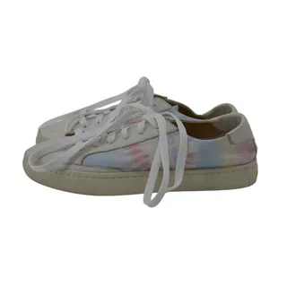 Photo of Soludos Girls Womens Leather Tie Dye Sneakers Shoes Size 5.5