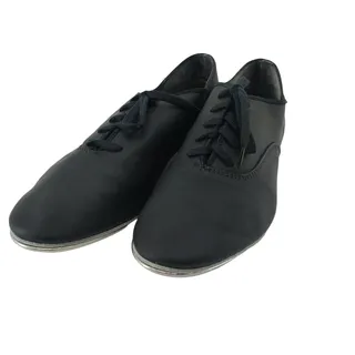 Photo of Capezio Tap Dance shoes Black Jazz Oxford Dancer Lace up size 6