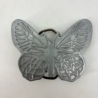 Photo of Butterfly Dolly Belt Buckle Pewter Women's Boho Western Festival Great American