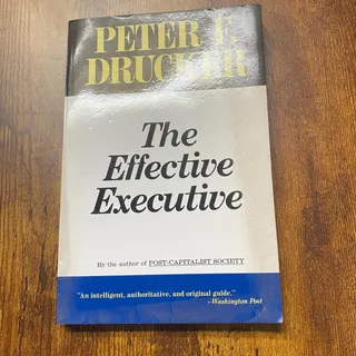 Photo of Effective Executive by Peter F. Drucker (1993, Trade Paperback)
