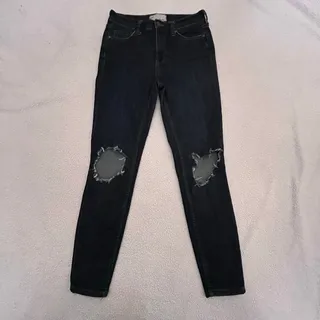 Photo of Free People Skinny Ankle Distressed Jeans Blue Womens Sz 26