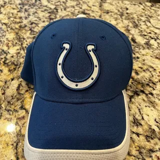 Photo of NFL Colts Beanie and Cap Set - Blue and Gray - excellent condition