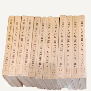 Photo of Audubon Nature Encyclopedia 12 Volume Set 1965 First Printing Vintage
