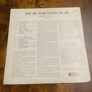 Photo of Mario Lanza "You do Something to Me" (Vinyl Record)