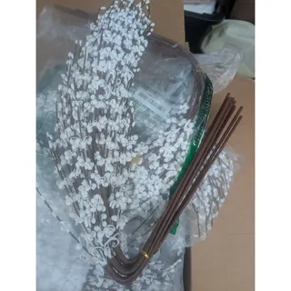 Photo of Artificial White Pip Berry Stems 12" Floral Pick Farmhouse Wedding Decor NEW