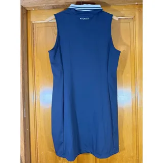 Photo of Tommy Bahama Golf Athletic Dress Stretch Sleeveless Polo Navy Blue to Knee L