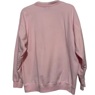 Photo of M&C Sportswear Women's Pink Embroidered Snowflake Sweatshirt Size XL