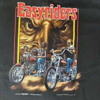 Photo of Vintage 1992 Easyriders Eagle Graphic T-Shirt Delta Single Stitch XL