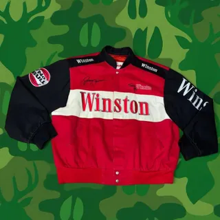 Photo of Vintage Chase Authentics Winston No Bull Racing Jacket Size XXL