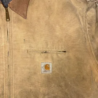 Photo of Vintage 1990s Carhartt J01 BRN Detroit Jacket Size XL