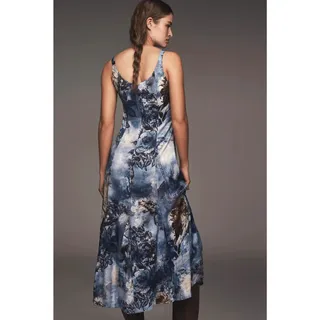 Photo of New Anthropologie Pilcro Sleeveless Scoop-Neck Midi Dress $178 XS Blue Purple