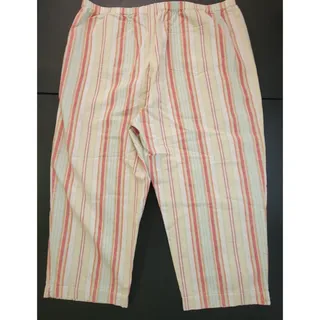 Photo of Chico's Additions Women's SIze 3 Striped Pull-On Capri Pants