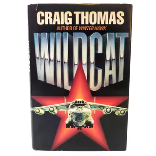 Photo of Wildcat by Craig Thomas 1989 Hardcover Dust Jacket 1st Edition Used Good