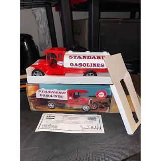 Photo of Vintage Esso Standard Gasoline Toy Tanker Truck 1994 Exxon Limited Edition Brand New
