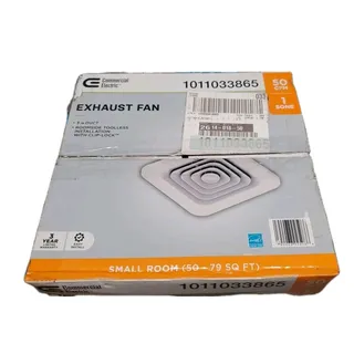 Photo of Commercial Electric 50 CFM Roomside Ceiling Bathroom Exhaust Fan