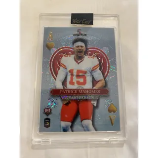 Photo of 2024 Wild Card Patrick Mahomes Josh Allen 5 Card Draw B2B 1/1 Stacked Deck