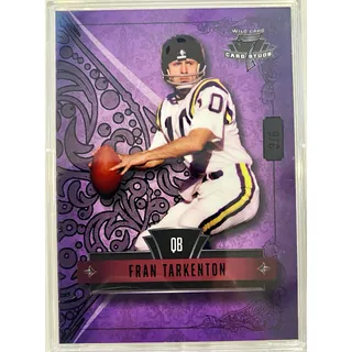 Photo of Wild Card 2026 Card Studs Fran Tarkenton Vikings #7CDL-FT Serial #/6
