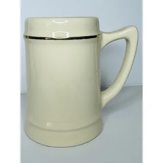 Photo of USS Forrestal CVA-59 First in Defense Stoneware Mug MIL-ART China Co. USA Handle