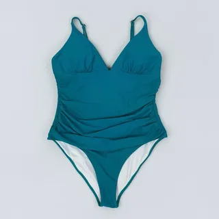 Photo of Teal Ruched One Piece Swimsuit
