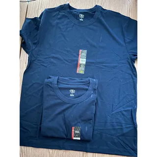 Photo of New Mens Bundle of 2 Athletic Works T-shirts Moisture Wicking Navy Medium