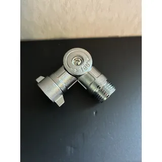 Photo of Watflow 180 360 Degree Metal Swivel Hose Connector Silver Garden Adapter