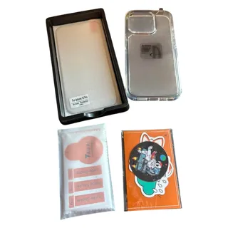 Photo of TAURI iPhone 15 Pro Case Clear with Screen Protector Tempered Glass Set Phone
