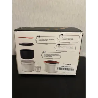 Photo of Zwippy 2L Microwave Rice Cooker Pasta Steamer with Measuring Cup and Paddle