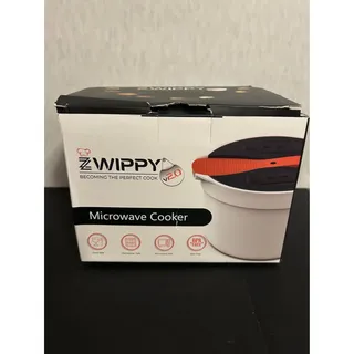 Photo of Zwippy 2L Microwave Rice Cooker Pasta Steamer with Measuring Cup and Paddle
