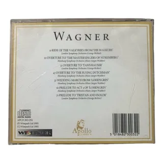 Photo of Wagner London Symphony Orchestra Hamburg CD Apollo Classics Collection VG+ 1991