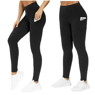 Photo of High Waisted Leggings for Women - Tummy Control Yoga Pants for Workout Running A