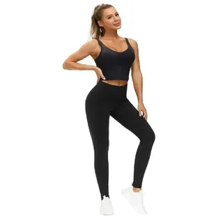 Photo of High Waisted Leggings for Women - Tummy Control Yoga Pants for Workout Running A