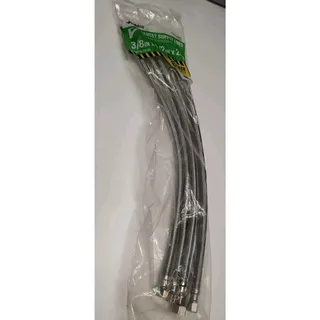 Photo of ProLine 3/8 Compression x 1/2 FIP x 20 in Stainless Steel Faucet Supply Line NEW