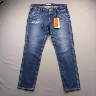 Photo of Moussy Vintage Jeans Size 31 Swillburg Skinny Dark Wash Distressed NWT New