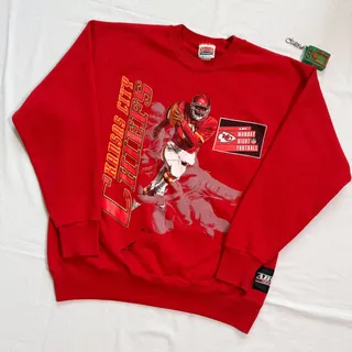 Photo of Vintage Kansas City Chiefs Monday Night Football NFL Nutmeg Sweatshirt - M