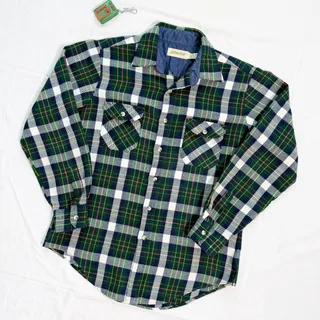 Photo of Vintage St John's Bay Plaid Flannel Overshirt - M