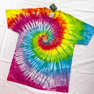 Photo of Vintage 90's Tie Dye Spiral T-Shirt - M