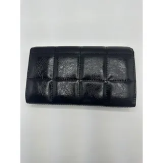 Photo of Poppy Grey Preston Large Black Quilted Bifold Wallet - RFID Blocking