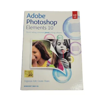 Photo of Adobe Photoshop Elements 10 3-Disc Set w/Product Key Windows Mac