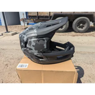 Photo of dirt bike helmet